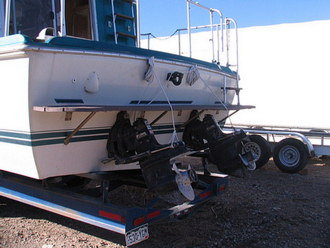 31-footer on trailer